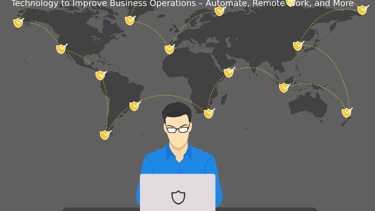 Technology to Improve Business Operations – Automate, Remote Work, and More