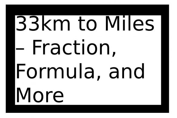 33km to miles