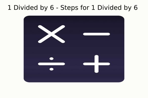 1 Divided by 6