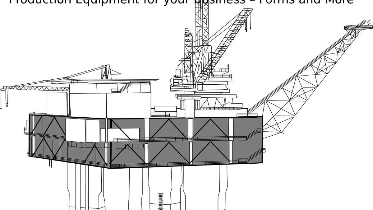 Production Equipment for your Business – Forms and More