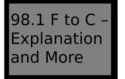 98.1f to c
