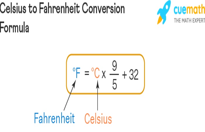 What is the Celsius to Fahrenheit formula?