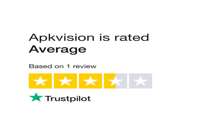 Why does apkvision.org have an average to good trust score?
