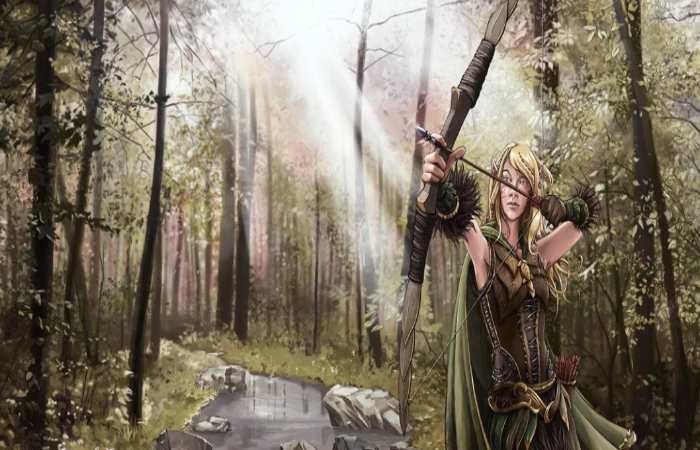 Meeting the Elven Folk: A Bachelor Hunters Encounter In The Elven Forest
