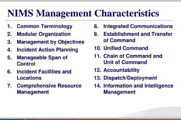Which Item Is Included In The NIMS Management Characteristic Of Accountability_