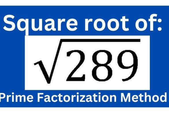 root-square-of-289