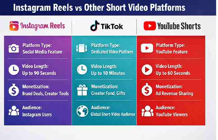 Instagram Reels vs Other Short Video Platforms