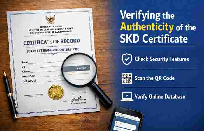 Verifying the Authenticity of the SKD Certificate