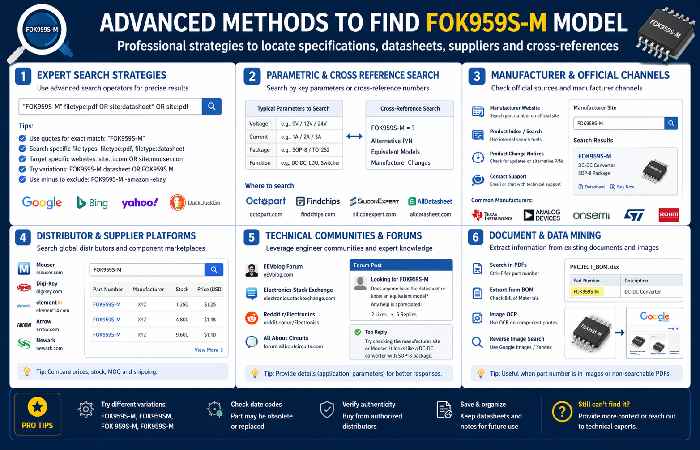 Advanced Methods to Find FOK959S-M Model